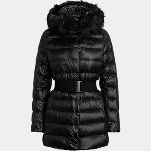 Water-Repellent Down Puffer Coat